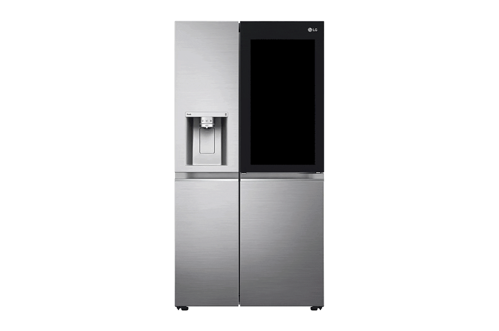 LG Refrigeradora Side by Side 22.4pᶟ (NET) / 23.8pᶟ (Gross) Door-in-Door™ LINEARCooling™ Craft Ice™ Instaview® ThinQ™ Metal, VS25XHWC