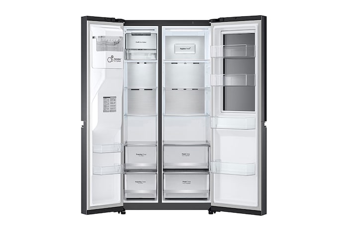 LG Refrigeradora Side by Side 22.4pᶟ InstaView®, VS25XHWCB