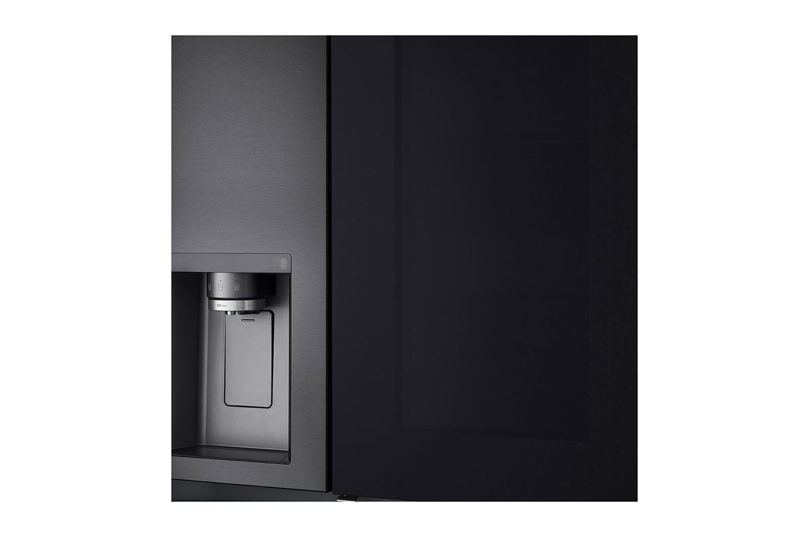 LG Refrigeradora Side By Side 23.8pᶟ (Net) / 22.4pᶟ (Gross) ThinQ™ Door-in-Door™ Craft Ice™ Negro Mate, VS25XHWCB