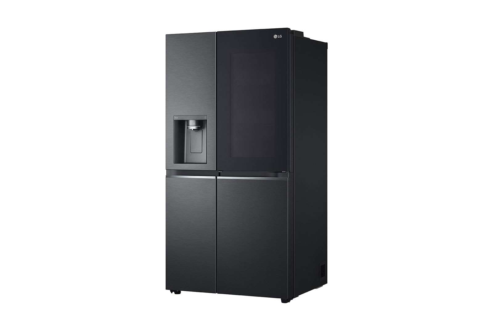 LG Refrigeradora Side By Side 23.8pᶟ (Net) / 22.4pᶟ (Gross) ThinQ™ Door-in-Door™ Craft Ice™ Negro Mate, VS25XHWCB