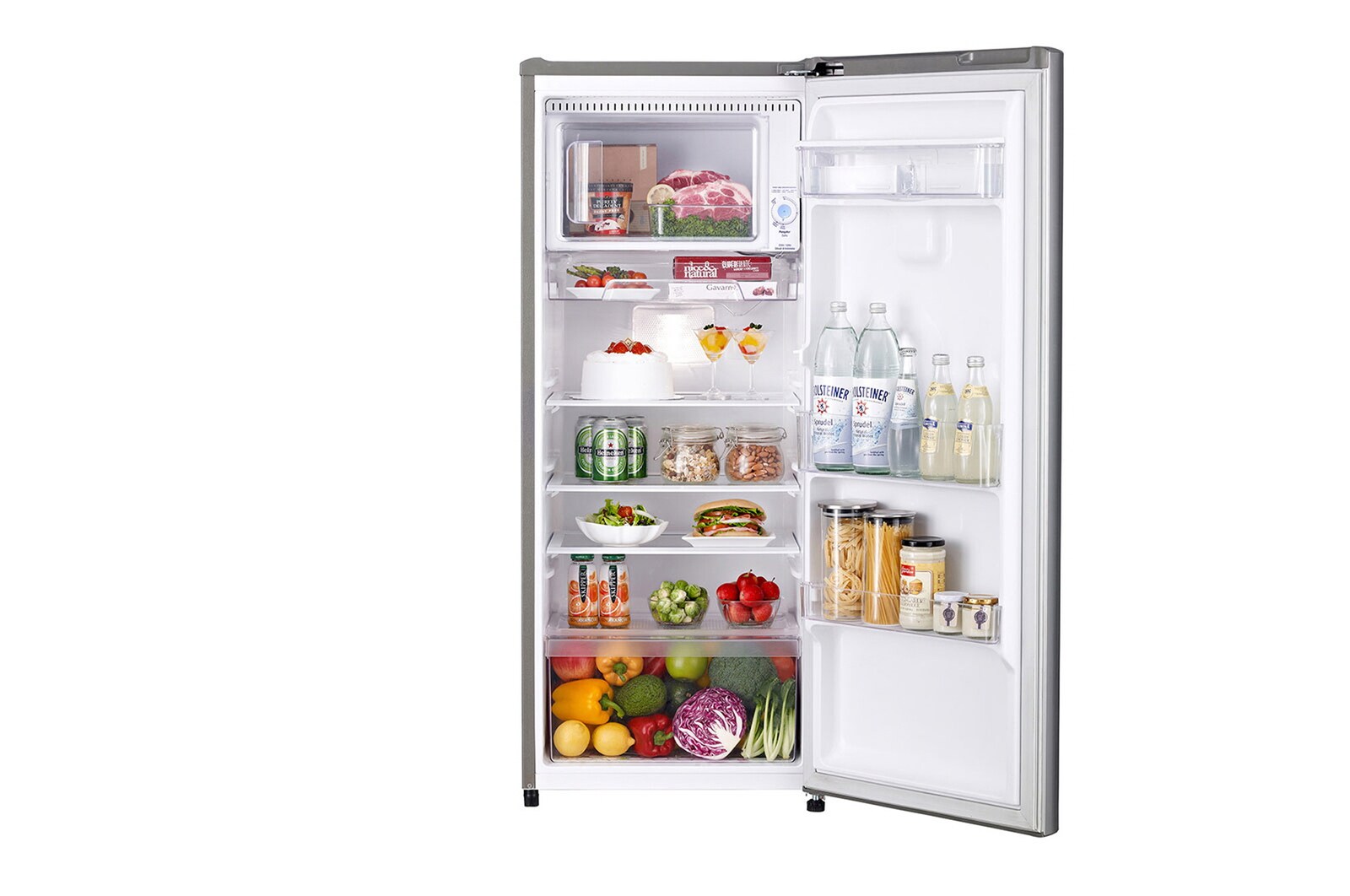 LG Refrigeradora InstaViewᵀᴹ 28.7p³ + Top Freezer 7p³, VS27GU21WPP