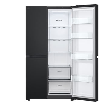 front one door open without food stored