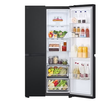 front one door open without food stored