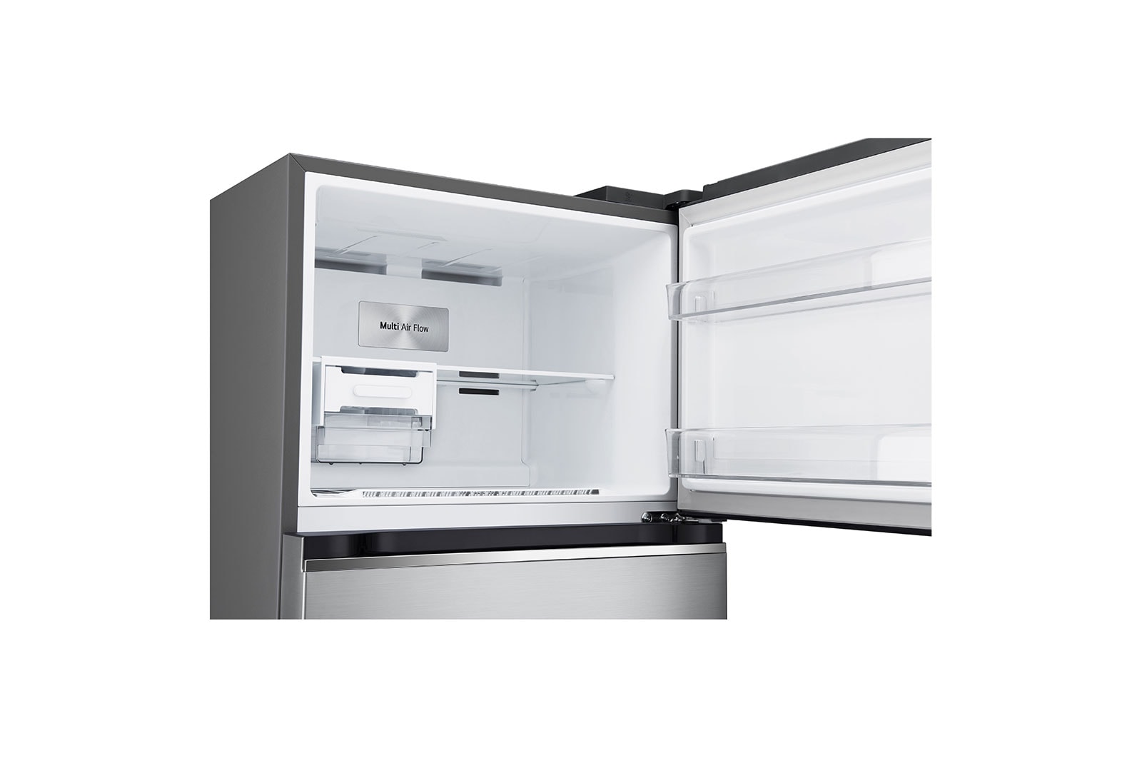 LG Refrigeradora Top Freezer 10pᶟ (Gross) /  9pᶟ (Net) Silver con Dispensador de Agua Door Cooling+™ , VT29WPP
