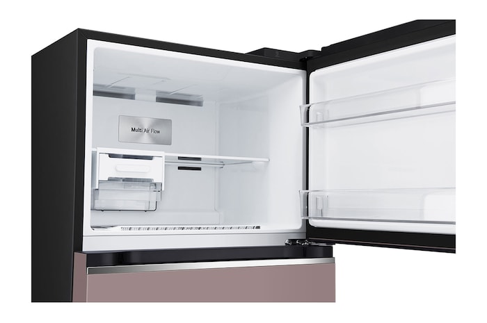 freezer open view