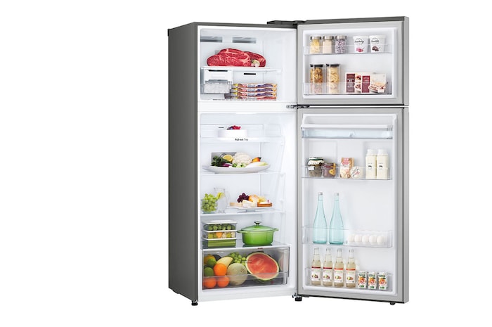 LG Refrigeradora Top Freezer 14.5 pᶟ (Gross) / 13.2 pᶟ (Net) Smart Inverter Door CoolingTM Dispensador de Agua., VT38WPP