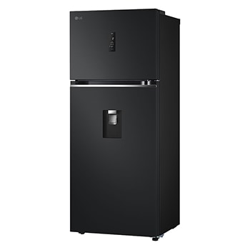 LG Refrigeradora Top Freezer 13.5pᶟ (Net) / 14.9 pᶟ (Gross) Smart Inverter & ThinQ™, color Negro Mate, VT40APD