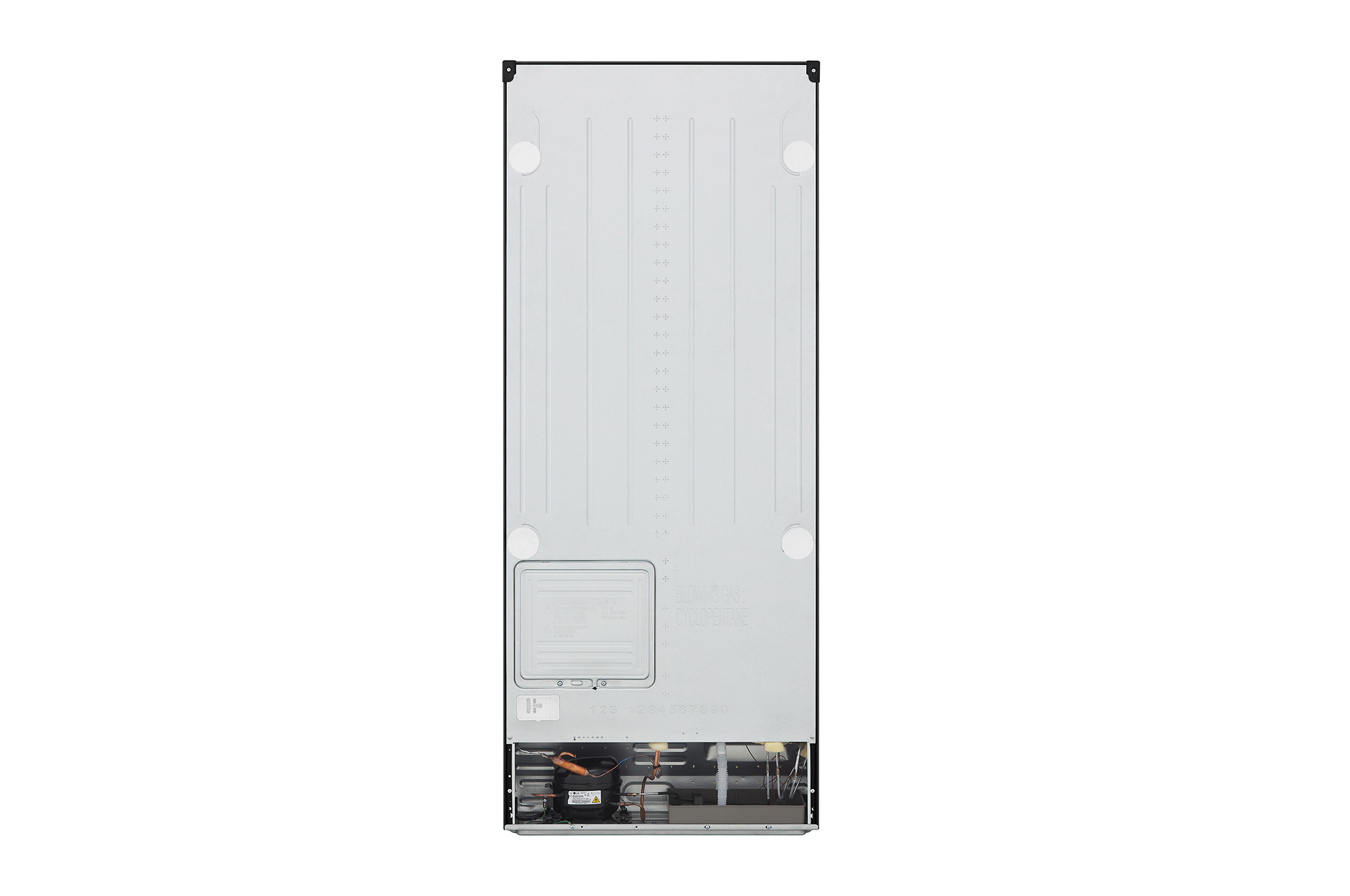 LG Refrigeradora Top Freezer 13.5pᶟ (Net) / 14.9 pᶟ (Gross) Smart Inverter & ThinQ™, color Negro Mate, VT40APD