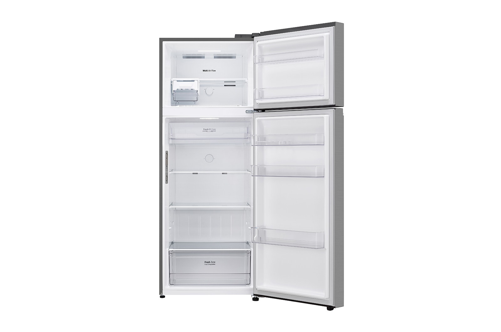 LG Refrigeradora Top Freezer 17p³ (Gross) / 16p³ (Net) Multi Air Flow Linear Cooling DoorCooling⁺™ + Smart Inverter , VT48BPY