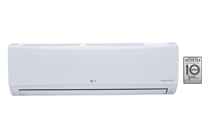 Front view of 12,000 BTU/H AIRE ACONDICIONADO LG ARTCOOL INVERTER VM122CS