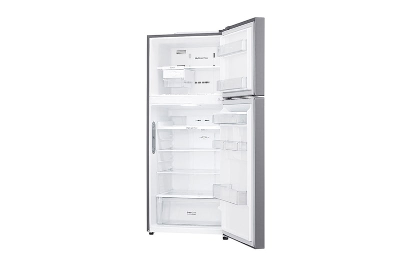 LG Refrigeradora Top Freezer 15pᶟ(Gross)/13.9pᶟ(Net)  LINEARCooling™ Smart Inverter Acero Brillante Smart Diagnosis™, GT39WPP