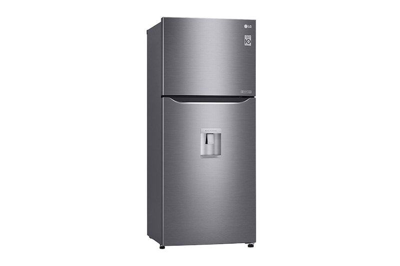 LG Refrigeradora Top Freezer 15pᶟ(Gross)/13.9pᶟ(Net)  LINEARCooling™ Smart Inverter Acero Brillante Smart Diagnosis™, GT39WPP