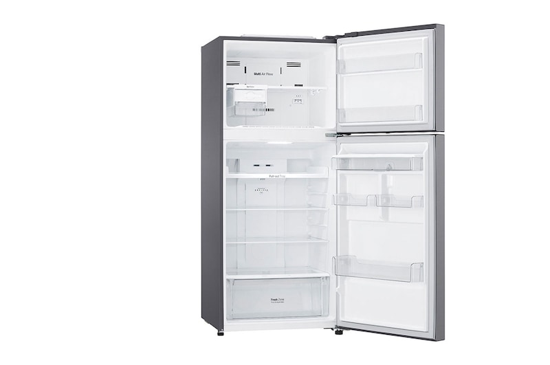 LG Refrigeradora Top Freezer 15pᶟ(Gross)/13.9pᶟ(Net)  LINEARCooling™ Smart Inverter Acero Brillante Smart Diagnosis™, GT39WPP
