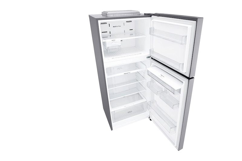 LG Refrigeradora Top Freezer 15pᶟ(Gross)/13.9pᶟ(Net)  LINEARCooling™ Smart Inverter Acero Brillante Smart Diagnosis™, GT39WPP