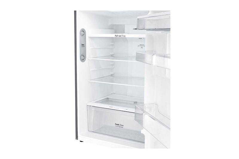 LG Refrigeradora Top Freezer 15pᶟ(Gross)/13.9pᶟ(Net)  LINEARCooling™ Smart Inverter Acero Brillante Smart Diagnosis™, GT39WPP