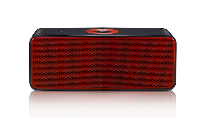 Front view of Music Flow P5 Portable Bluetooth Speaker NP5550BR