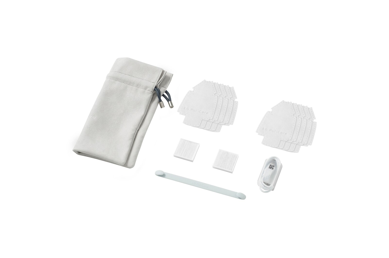 LG PuriCare™ Purificador de aire facial (Elegant White), AP551AWFA