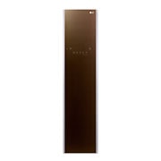 Front view of Sistema de cuidado de la ropa con vapor LG Styler, Color Espresso S3RERB