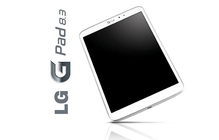 LG G PAD 8.3 TABLET FEATURES A BEAUTIFUL 8.3” FHD DISPLAY AND A POWERFUL QUAD-CORE PROCESSOR, WHICH ALLOWS YOU TO MULTITASK EFFICIENTLY WITH A SUITE OF INTUITIVE FEATURES., LG-G-Pad-8.3-White