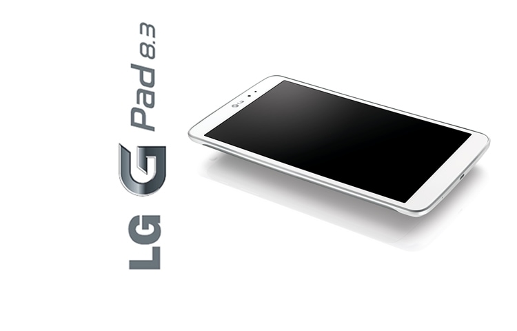 LG G PAD 8.3 TABLET FEATURES A BEAUTIFUL 8.3” FHD DISPLAY AND A POWERFUL QUAD-CORE PROCESSOR, WHICH ALLOWS YOU TO MULTITASK EFFICIENTLY WITH A SUITE OF INTUITIVE FEATURES., LG-G-Pad-8.3-White