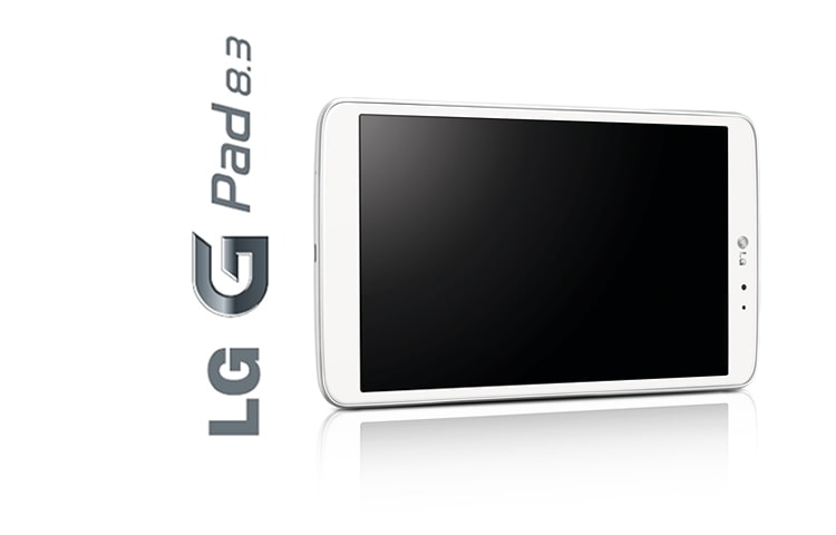 LG G PAD 8.3 TABLET FEATURES A BEAUTIFUL 8.3” FHD DISPLAY AND A POWERFUL QUAD-CORE PROCESSOR, WHICH ALLOWS YOU TO MULTITASK EFFICIENTLY WITH A SUITE OF INTUITIVE FEATURES., LG-G-Pad-8.3-White