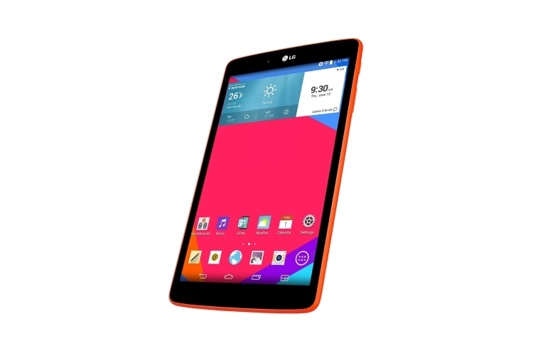 LG TABLET ANDROID 4.4.2 KITKAT, IPS LCD DE 8'', DUAL CORE 1.2GHZ Y KNOCK CODE™, LG V480 GPAD 8.0 Orange