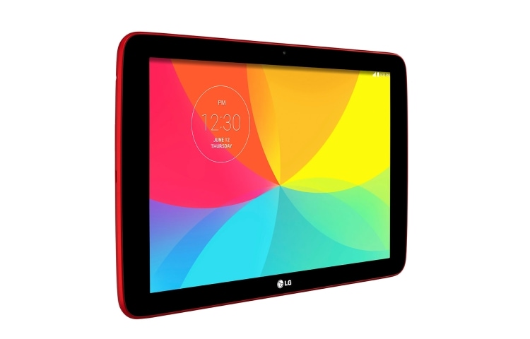 LG TABLET ANDROID 4.4.2 KITKAT, IPS LCD DE 10.1 '', DUAL CORE 1.2GHZ Y KNOCK CODE™, V700 G PAD 10.1 Red
