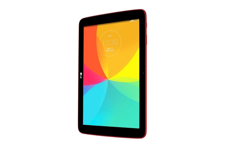 LG TABLET ANDROID 4.4.2 KITKAT, IPS LCD DE 10.1 '', DUAL CORE 1.2GHZ Y KNOCK CODE™, V700 G PAD 10.1 Red
