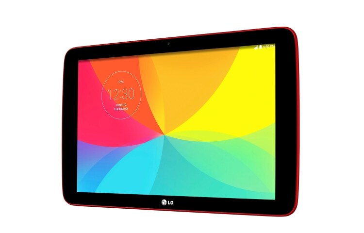 LG TABLET ANDROID 4.4.2 KITKAT, IPS LCD DE 10.1 '', DUAL CORE 1.2GHZ Y KNOCK CODE™, V700 G PAD 10.1 Red
