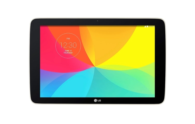 Front view of TABLET ANDROID 4.4.2 KITKAT, IPS LCD DE 10.1 &#39;&#39;, DUAL CORE 1.2GHZ Y KNOCK CODE™ V700 G PAD 10.1 White