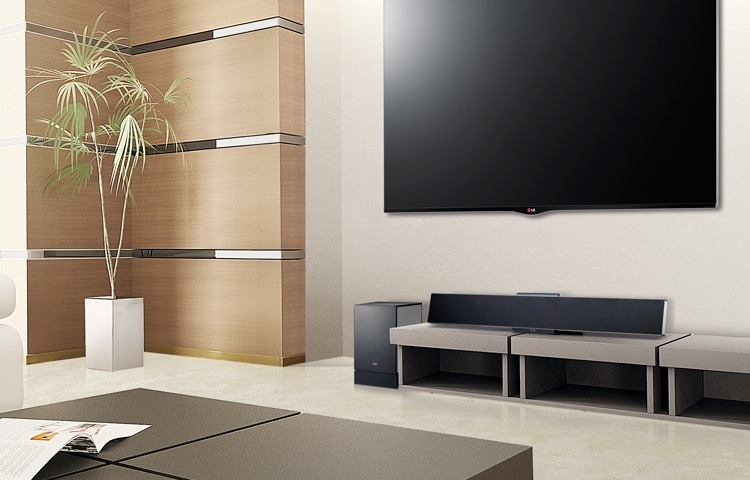 LG Smart 3D Blu-ray™ Sound Bar with Wireless subwoofer, BB5530A