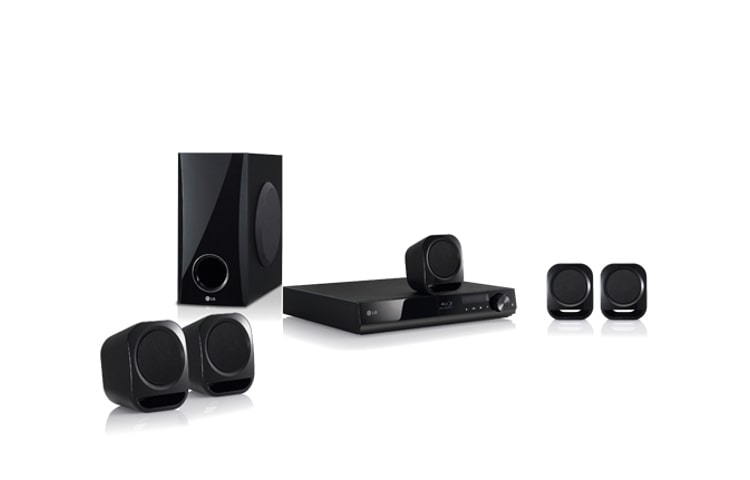 Front view of Vive grandes aventuras rodeado de sonido impresionante, con el sistema de teatro en casa BH4120S de LG. BH4120S