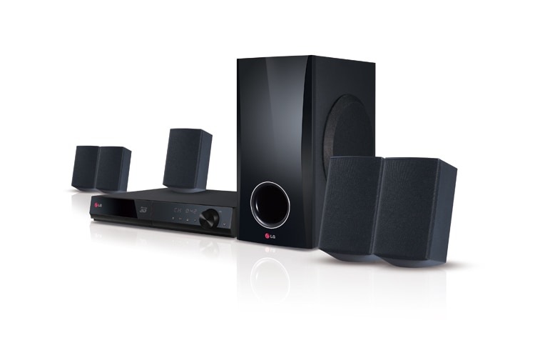 Front view of LG 3D 5.1ch Blu-ray(TM) Home theater with Smart TV BH5140S