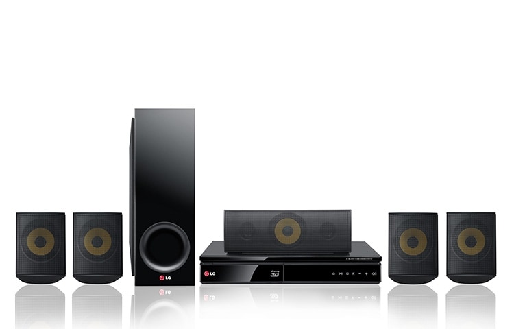 Front view of LG 3D 5.1ch Blu-ray(TM) Home theater with Smart TV BH6730S