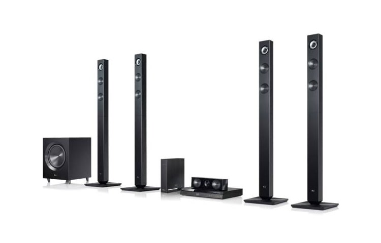 Front view of Diseño que decora y un sonido inigualable con el nuevo Cinema 3D Smart Blu-Ray BH7520TW de LG. BH7520TW