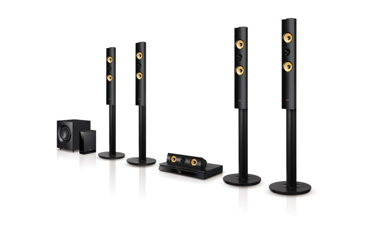 LG 4.1ch Smart 3D Blu-ray(TM) Home theater with Aramid Fiber , BH7540TW