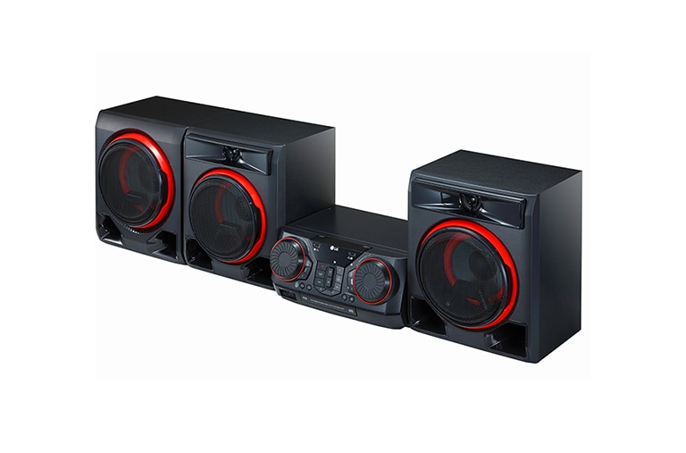 LG Minicomponente LG XBOOM CK57 de 1100 W de potencia RMS, Multi Bluetooth, TV Sound Sync, Karaoke, CK57
