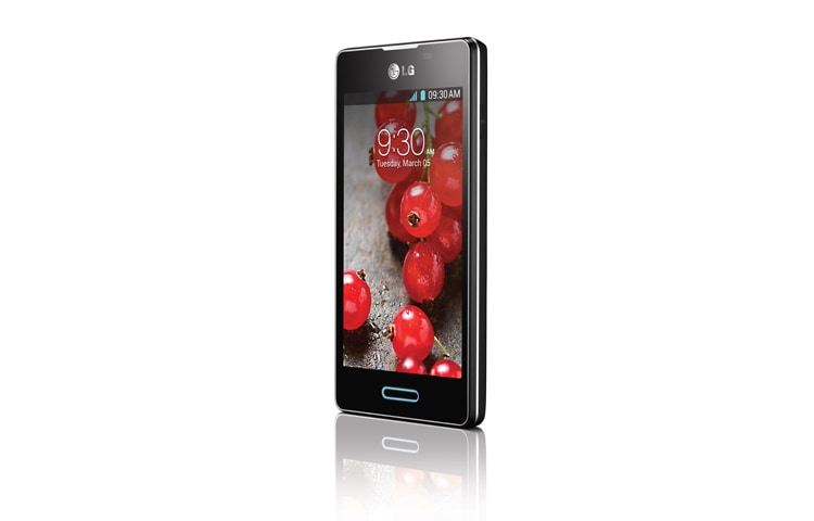 LG Te va a fascinar la velocidad de su procesador Qualcomm Snapdragon y más si ves todo en su pantalla True HD IPS., E450