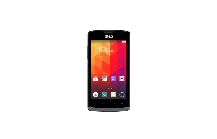 Front view of LG Joy. Procesador de 1.2GHz Dual-Core, Gesture Shot, Touch &amp; Shoot, H221G