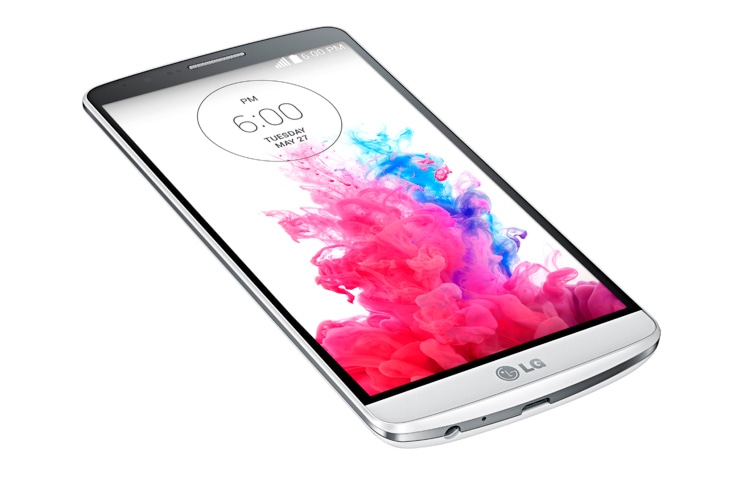 LG SMARTPHONE 4G, ANDROID™ 4.4.2 KIT KAT CON BOTÓN TRASERO , PANTALLA DE 5,5” QUAD HD, 16GB DE MEMORIA INTERNA, PROCESADOR QUADCORE 2.5GHZ, CÁMARA 13MP CON AUTO FOCUS LÁSER Y FLASH DUAL Y BATERÍA EXTRAÍBLE DE 3.000 MAH, COLOR BLANCO, LG G3 D850 Blanco