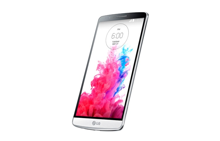 LG SMARTPHONE 4G, ANDROID™ 4.4.2 KIT KAT CON BOTÓN TRASERO , PANTALLA DE 5,5” QUAD HD, 16GB DE MEMORIA INTERNA, PROCESADOR QUADCORE 2.5GHZ, CÁMARA 13MP CON AUTO FOCUS LÁSER Y FLASH DUAL Y BATERÍA EXTRAÍBLE DE 3.000 MAH, COLOR BLANCO, LG G3 D850 Blanco