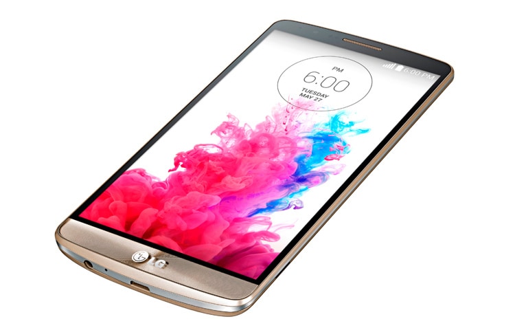 LG SMARTPHONE 4G, ANDROID™ 4.4.2 KIT KAT CON BOTÓN TRASERO , PANTALLA DE 5,5” QUAD HD, 16GB DE MEMORIA INTERNA, PROCESADOR QUADCORE 2.5GHZ, CÁMARA 13MP CON AUTO FOCUS LÁSER Y FLASH DUAL Y BATERÍA EXTRAÍBLE DE 3.000 MAH., LG G3 D850 Oro