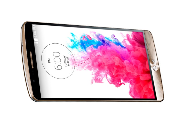LG SMARTPHONE 4G, ANDROID™ 4.4.2 KIT KAT CON BOTÓN TRASERO , PANTALLA DE 5,5” QUAD HD, 16GB DE MEMORIA INTERNA, PROCESADOR QUADCORE 2.5GHZ, CÁMARA 13MP CON AUTO FOCUS LÁSER Y FLASH DUAL Y BATERÍA EXTRAÍBLE DE 3.000 MAH., LG G3 D850 Oro