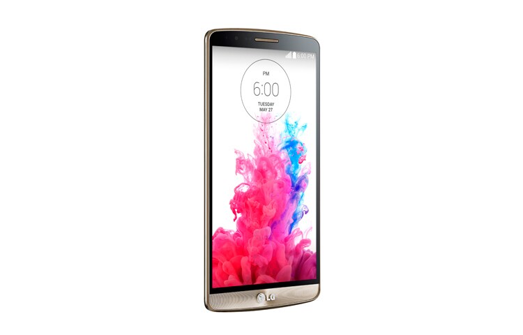 LG SMARTPHONE 4G, ANDROID™ 4.4.2 KIT KAT CON BOTÓN TRASERO , PANTALLA DE 5,5” QUAD HD, 16GB DE MEMORIA INTERNA, PROCESADOR QUADCORE 2.5GHZ, CÁMARA 13MP CON AUTO FOCUS LÁSER Y FLASH DUAL Y BATERÍA EXTRAÍBLE DE 3.000 MAH., LG G3 D850 Oro