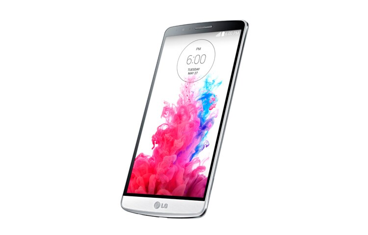 LG SMARTPHONE 4G, ANDROID™ 4.4.2 KIT KAT CON BOTÓN TRASERO , PANTALLA DE 5,5” QUAD HD, 16GB DE MEMORIA INTERNA, PROCESADOR DE 2.5 GHz QUAD-CORE SNAPDRAGON 801, CÁMARA 13MP CON AUTO FOCUS LÁSER Y FLASH DUAL Y BATERÍA EXTRAÍBLE DE 3.000 MAH., LG G3 D855 Blanco