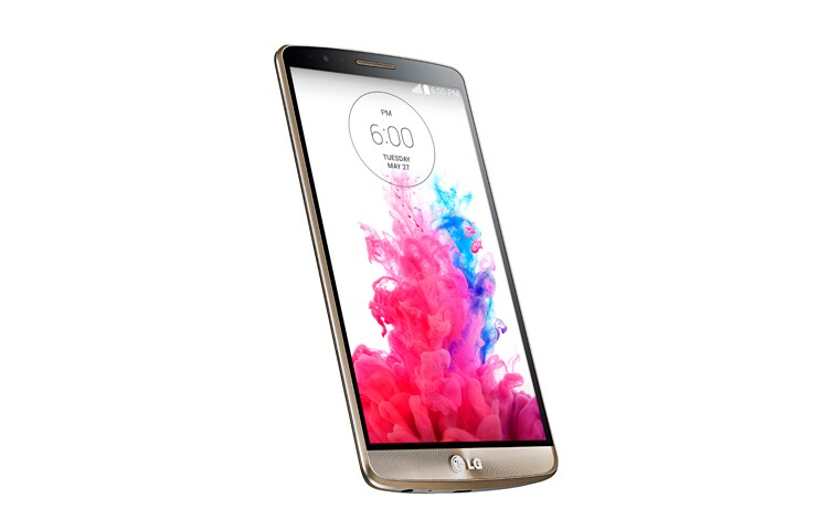 LG SMARTPHONE 4G, ANDROID™ 4.4.2 KIT KAT CON BOTÓN TRASERO , PANTALLA DE 5,5” QUAD HD, 16GB DE MEMORIA INTERNA,PROCESADOR DE 2.5 GHz QUAD-CORE SNAPDRAGON 801, CÁMARA 13MP CON AUTO FOCUS LÁSER Y FLASH DUAL Y BATERÍA EXTRAÍBLE DE 3.000 MAH. , LG G3 D855 Oro