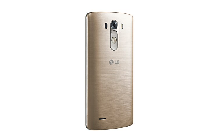 LG SMARTPHONE 4G, ANDROID™ 4.4.2 KIT KAT CON BOTÓN TRASERO , PANTALLA DE 5,5” QUAD HD, 16GB DE MEMORIA INTERNA,PROCESADOR DE 2.5 GHz QUAD-CORE SNAPDRAGON 801, CÁMARA 13MP CON AUTO FOCUS LÁSER Y FLASH DUAL Y BATERÍA EXTRAÍBLE DE 3.000 MAH. , LG G3 D855 Oro