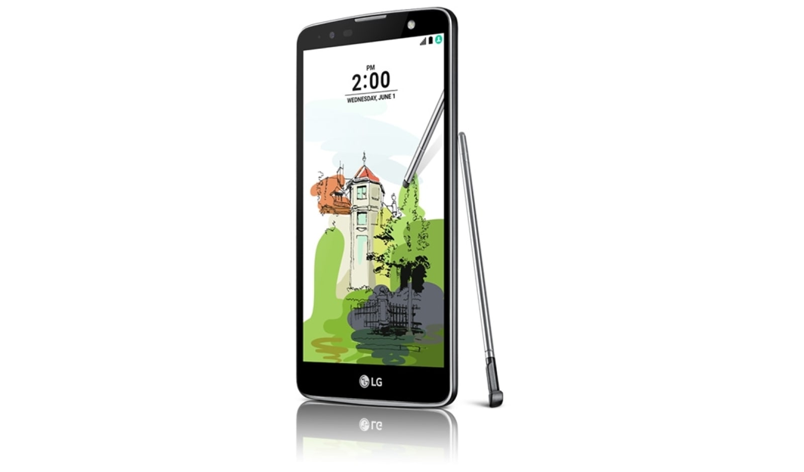 Front view of LG STYLUS 2 Plus LGK530F