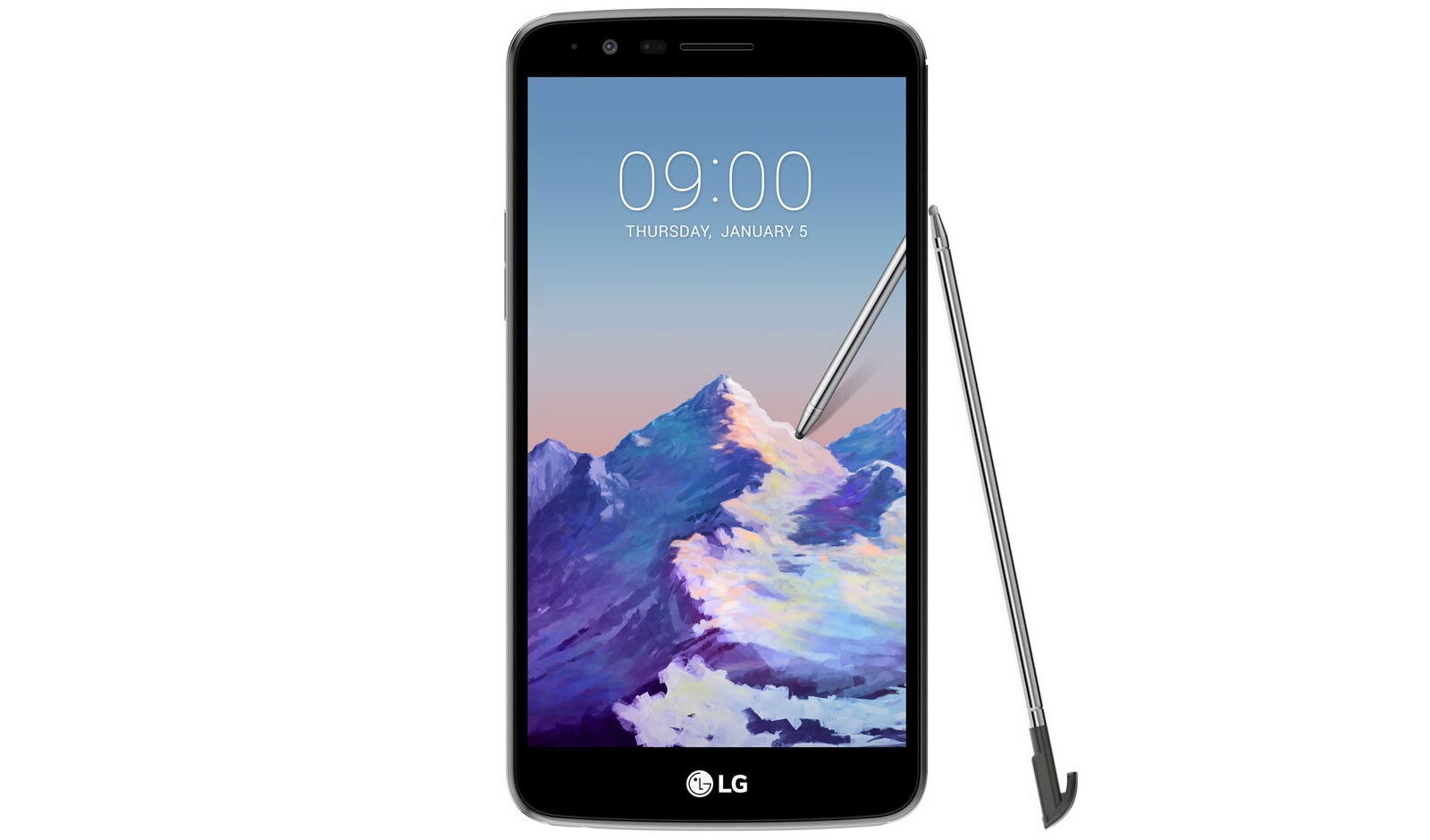 Front view of Stylus 3 Dual Sim LGM400DF
