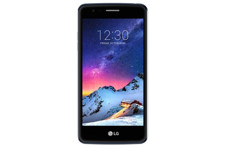 Front view of LG K8 (2017) Dual SIM LGX240DSF